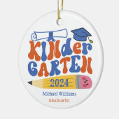 Foto Kindergarten Abschluss Keramik Ornament (Links)