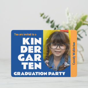 Foto Kindergarten Graduierungsparty Einladung