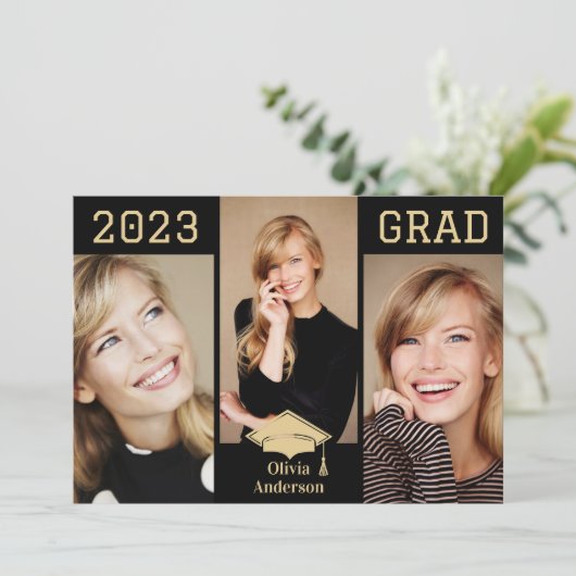 Foto-Klasse 2023 Abschluss Ankündigung (Stehend Vorderseite)