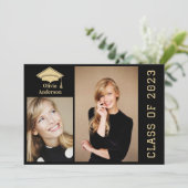 Foto-Klasse 2023 Abschluss Ankündigung (Stehend Vorderseite)