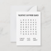 Foto-Klassenräume für Word Search Game Mitteilungskarte (Rückseite)