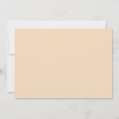 Foto Kleine Süsse Orange 1. Geburtstag Einladung (Rückseite)