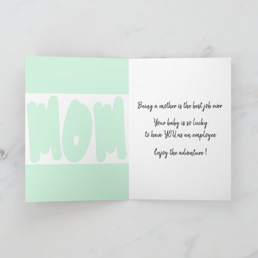 Foto-Kollage-ERSTE Muttertag Karte (Innenseite)