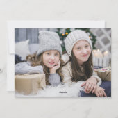 Foto-Kollektion frohe und helle Weihnachten (Rückseite)