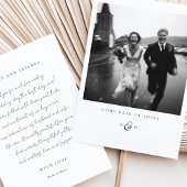 Foto "KOMME RAIN OR SHINE" Danke Karte