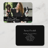 Foto, Kontakt, Services Visitenkarte (Vorne/Hinten)