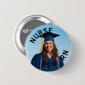 Foto Krankenschwester bsn rn 2¼ Inch Button (Vorne & Hinten)