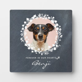 Foto-Kranz für die benutzerdefinierte Hundememorik Fotoplatte