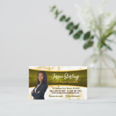 Foto-Kreditkarte Reparatur-Visitenkarte Visitenkarte (Stehend Vorderseite)