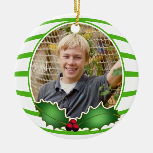 Foto-Kreis-Verzierung Keramikornament (Vorne)