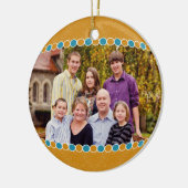 Foto-Kreis-Verzierung Keramikornament (Links)