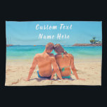 Foto Küchentücher mit Text anpassen<br><div class="desc">Handtücher für Foto und Textküche - Ihr eigenes Design - Sonderausstattung - Personalisierte Familie / Freunde oder Persönliches Foto Geschenk - Hinzufügen von Text und Foto - Umgestalten und verschieben oder entfernen /hinzufügen - Bild / Bild mit Anpassungs-Tool. Wählen Sie / fügen Sie Ihren Lieblings-Schriftart / Farbe / Größe! Sie...</div>