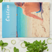 Foto Küchentücher mit Text anpassen (Gefaltet)