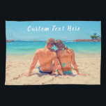 Foto Küchentücher mit Text anpassen<br><div class="desc">Handtücher - Eigenes Design - Spezial - Personalisierte Foto-/Friends- oder Handtuchgeschenke - Hinzufügen von Text und Foto - Vergrössern und verschieben oder entfernen /hinzufügen - Bild / Bild mit Anpassungswerkzeug. Wählen Sie / fügen Sie Ihren bevorzugten Schriftart / Textfarbe / Größe! Sie können dieses Design auf mehr als 1000 Zazzle-Produkte...</div>