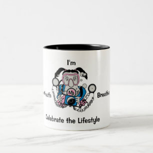Foto-Küken-Taucher Zweifarbige Tasse
