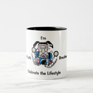 Foto-Küken-Taucher Zweifarbige Tasse