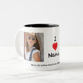 Foto-kundengerechte Tasse Liebe I Nanas 2 (Vorderseite Links)