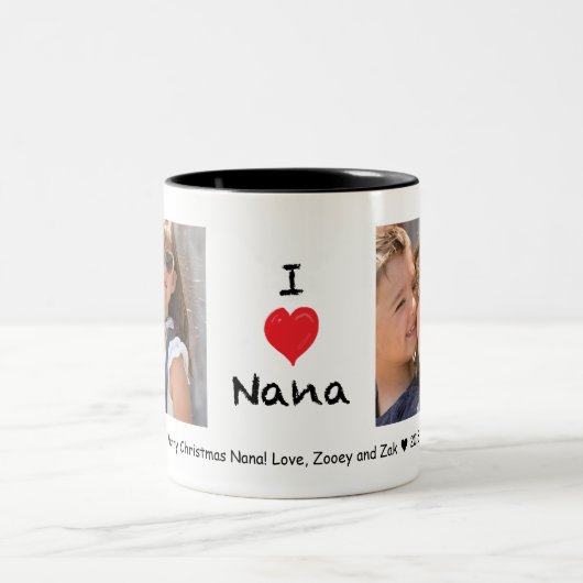 Foto-kundengerechte Tasse Liebe I Nanas 2 (Mittel)