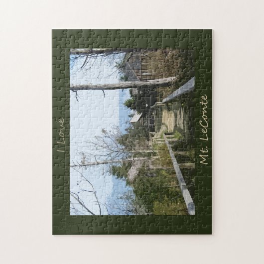 Foto-Kunst Liebe I Mt LeConte Puzzle (Vertikal)