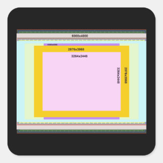 Foto L Square Sticker