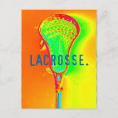 Foto Lacrosse Postkarte (Vorderseite)