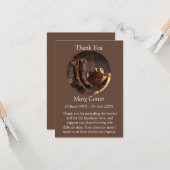 Foto Land Erinnerungskarte | Personalisierte Karte (Vorderseite/Rückseite Beispiel)