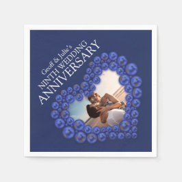 Foto Lapis Lazuli zum 9. Geburtstag Serviette