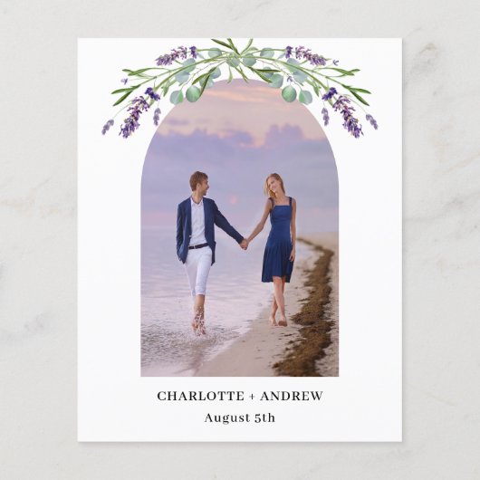 Foto Lavendel (Rückseite)