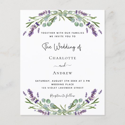 Foto Lavendel (Vorderseite)