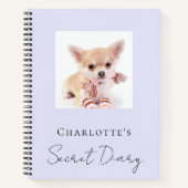 Foto-Lavendel Notizblock (Vorderseite)