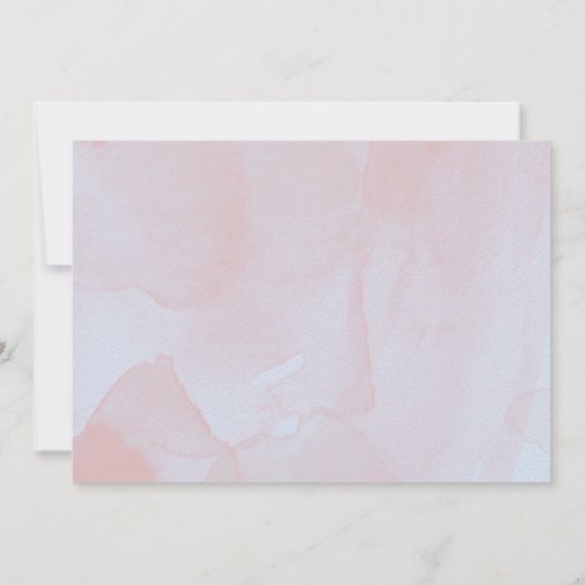 Foto Lavender Mist Marble Save the Date Einladung (Rückseite)