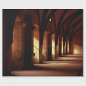 Foto leerer Gänge Geschenkpapier (Flach)