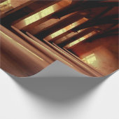 Foto leerer Gänge Geschenkpapier (Ecke)