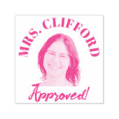 Foto-Lehrer für die Typgenehmigungskautschuk Permastempel (Design)