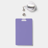 Foto-Lehrer für lila und weiße Schule Ausweis (Back with Retractable)