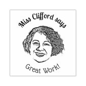 Foto-Lehrer Gummistempel (Prägung)