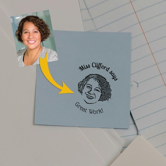 Foto-Lehrer Gummistempel