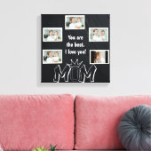 Foto-Leinwand des Muttertags Leinwanddruck (Insitu (Wohnzimmer))