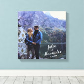 Foto-Leinwand mit Namen Leinwanddruck (Insitu (Holzboden))