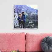Foto-Leinwand mit Namen Leinwanddruck (Insitu (Wohnzimmer))
