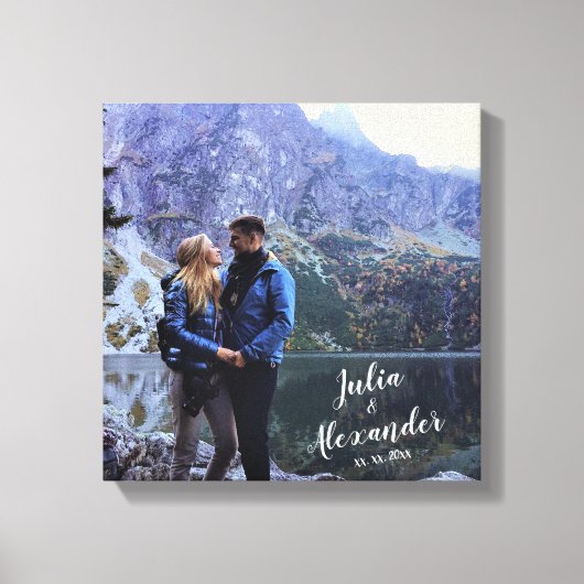 Foto-Leinwand mit Namen Leinwanddruck (Vorderseite)