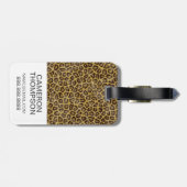 Foto-Leoparmanschluss Gepäckanhänger (Rückseite horizontal)