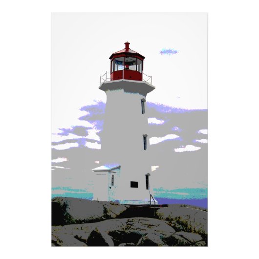 Foto-Leuchtturm Nova Scotia Fotodruck (Vorne)