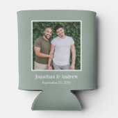 Foto LGBTQ Hochzeit Dosenkühler (Rückseite)