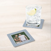 Foto LGBTQ Hochzeit Rechteckiger Pappuntersetzer (Vor Ort)