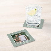 Foto LGBTQ Hochzeit Rechteckiger Pappuntersetzer (Vor Ort)