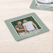 Foto LGBTQ Hochzeit Rechteckiger Pappuntersetzer (angewinkelt)