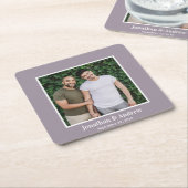 Foto LGBTQ Hochzeit Rechteckiger Pappuntersetzer (angewinkelt)