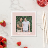 Foto LGBTQ Hochzeit Serviette (Beispiel)