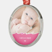 FOTO: Liebe Division 1 Silbernes Ornament (Links)